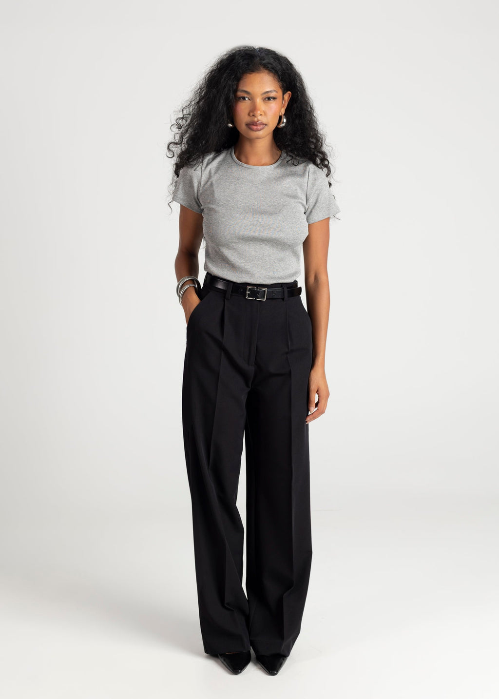 Classic Loose Ribbed T-Shirt