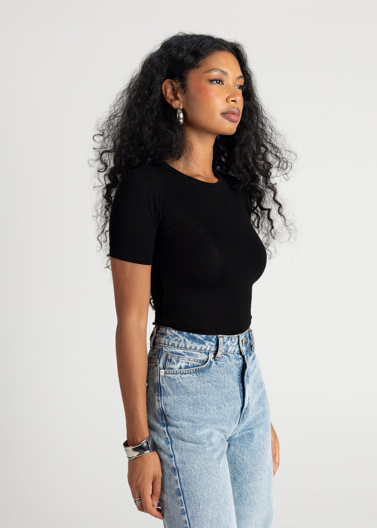 Camiseta 90’S Fitted - Negra