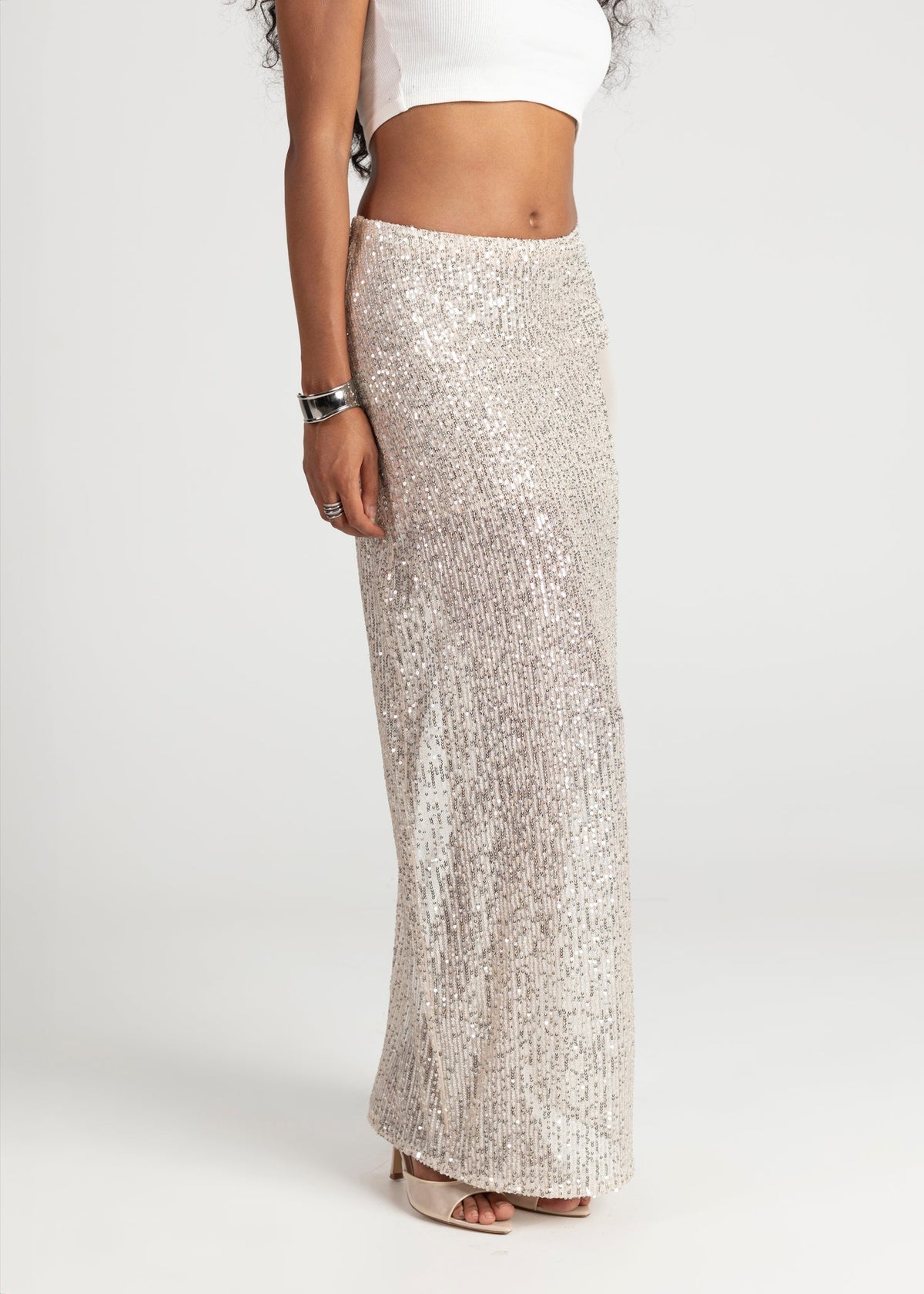 Estrella Sequin Maxi Skirt