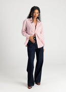 Chemise The Boyfriend Oversized - Red & White Stripes