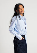 Chemise The Boyfriend Oversized - Blue & White Stripes
