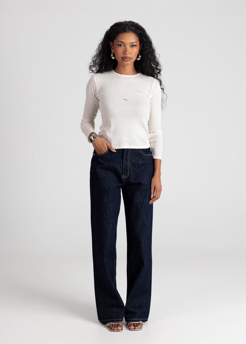 Jean Knox Relaxed Straight - Dark Wash
