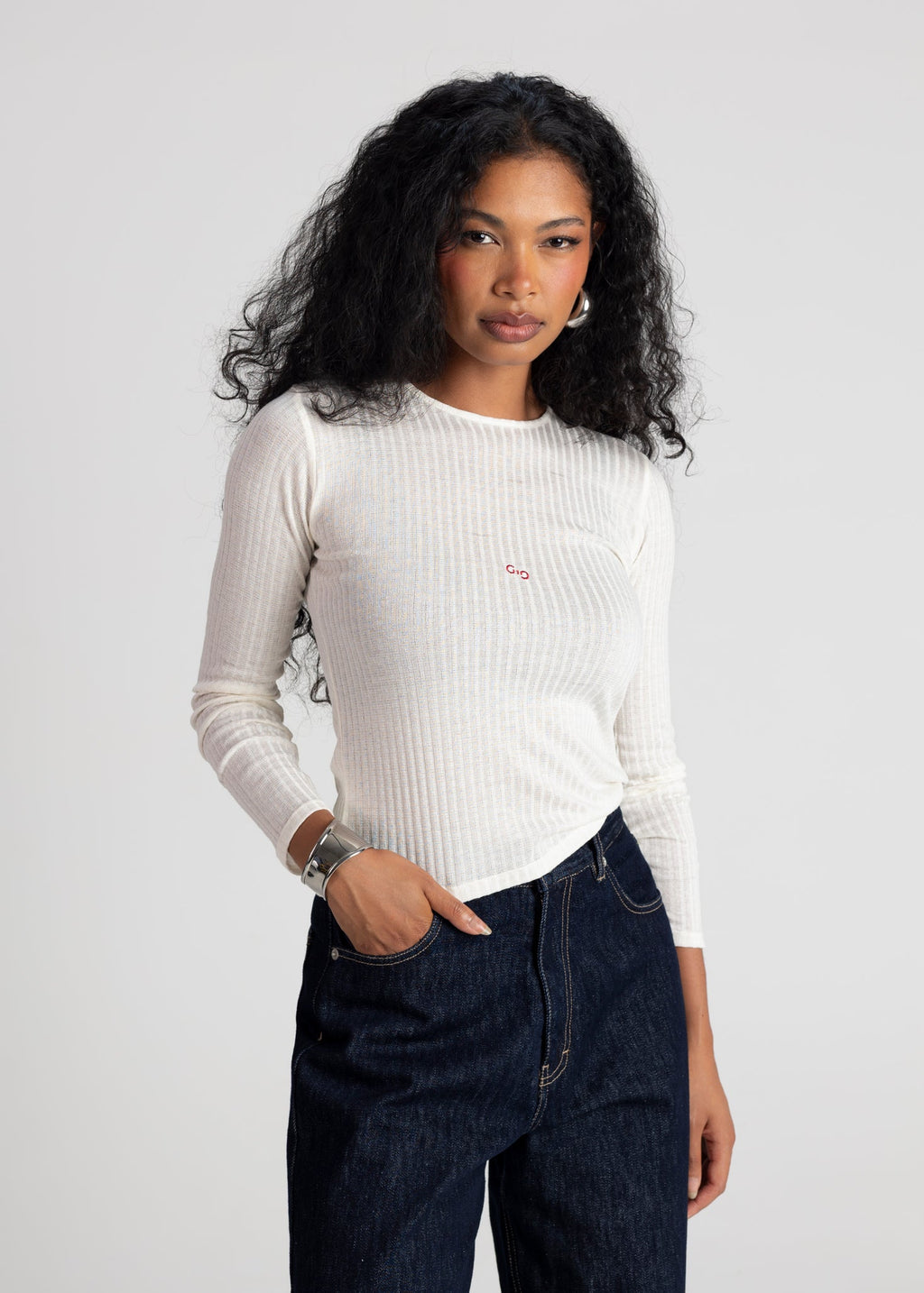 Cherry On Embroidered Jumper