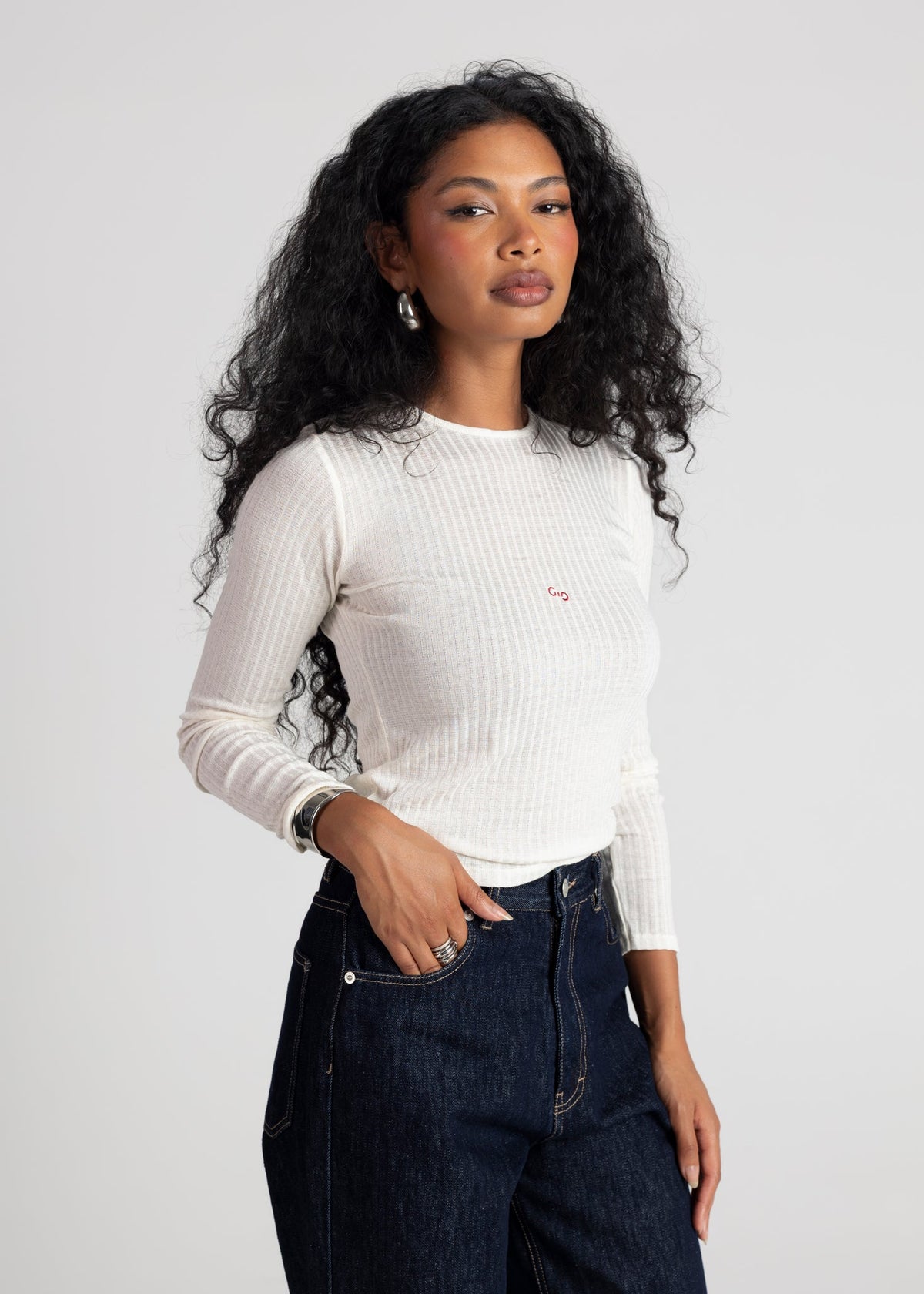 Cherry On Embroidered Jumper