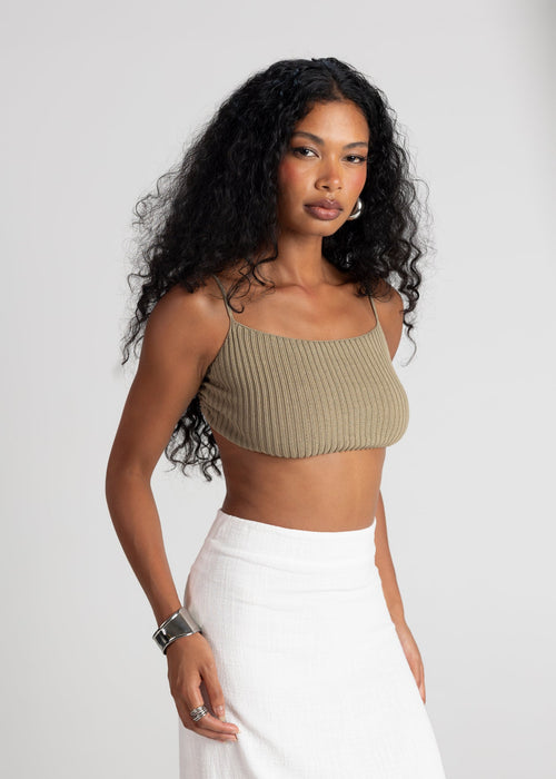 Top Aruba Backless - Green