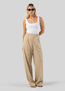 Pantalon Jagger Tailored Trousers - Beige