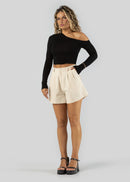 Short Hannah Linen - Beige