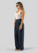 Top Linen Tank - Beige