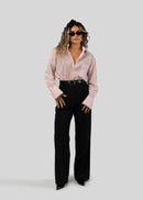 Chemise The Boyfriend Oversized - Red & White Stripes