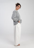 Top Manches Longues Brady Oversized - Grey