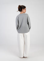 Top Manches Longues Brady Oversized - Grey