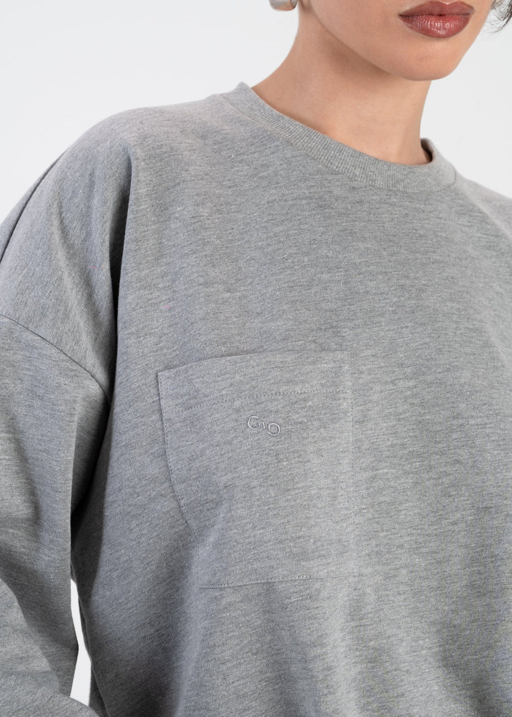 Top Manches Longues Brady Oversized - Grey