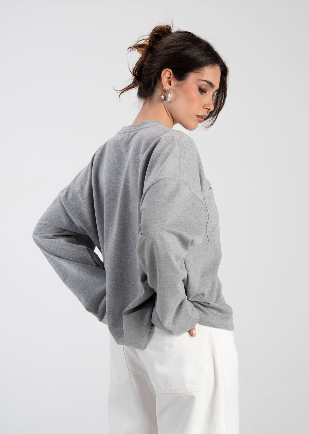 Top Manches Longues Brady Oversized - Grey