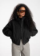 Veste Bomber Arctic High Neck Oversized - Black