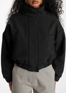 Veste Bomber Arctic High Neck Oversized - Black