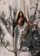 Pantalon Mai Linen - White