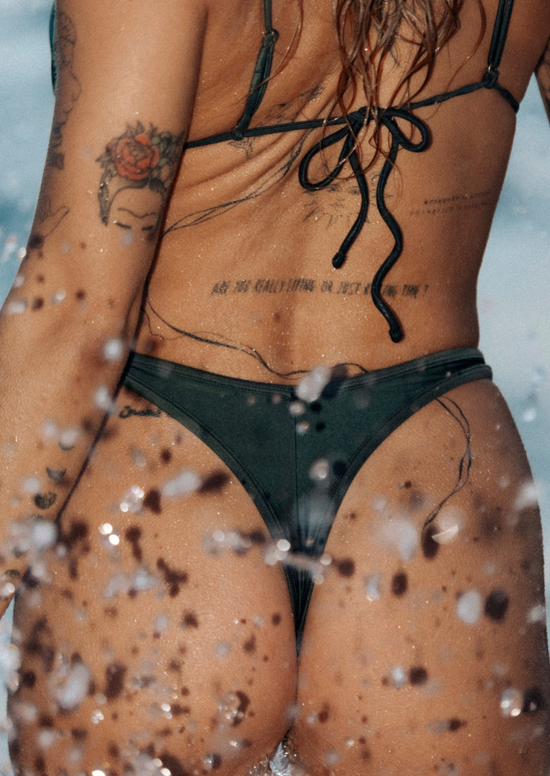 Bas De Bikini Chani V Cut - Green