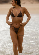 Bas De Bikini Terra Thong - Taupe
