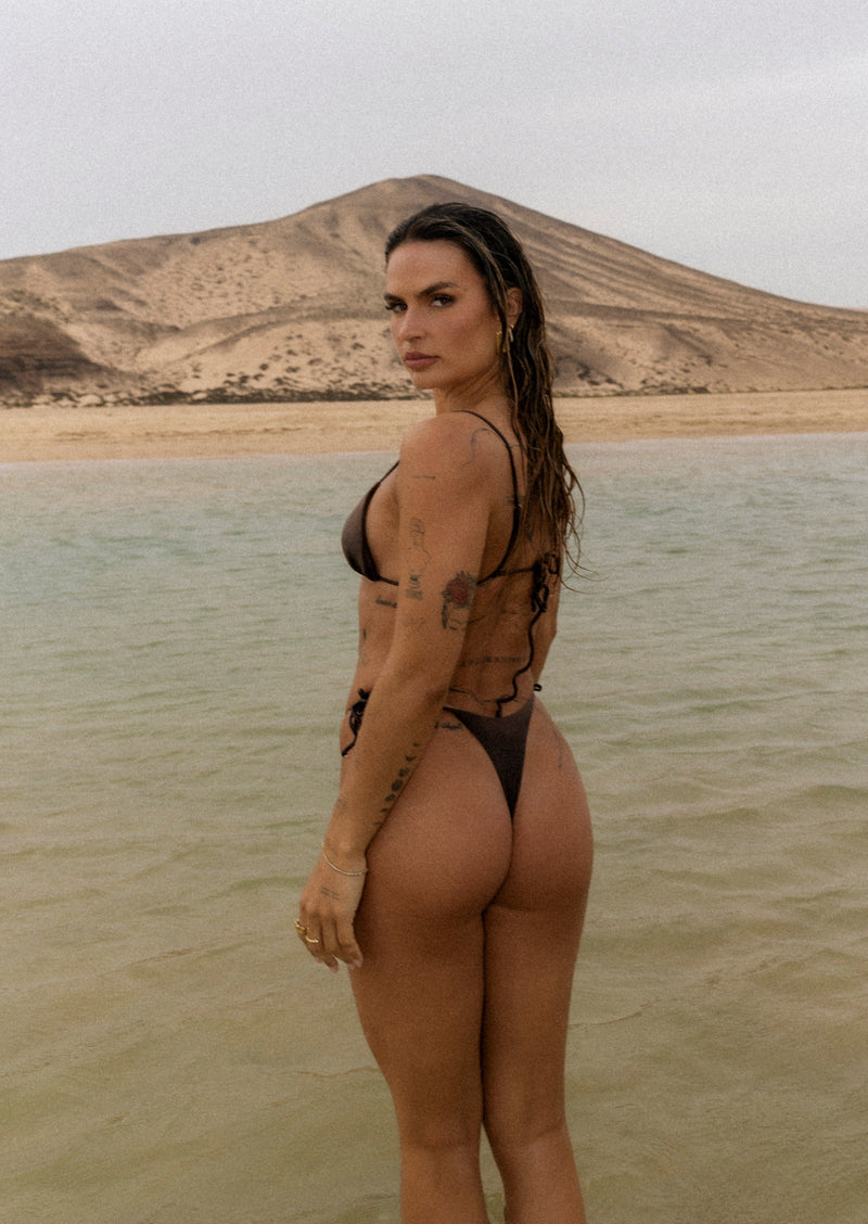 Bas De Bikini Terra Thong - Taupe
