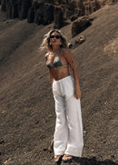 Pantalon Mai Linen - White