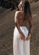 Pantalon Mai Linen - White