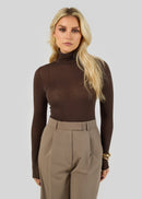 Body Belle Turtleneck - Brown