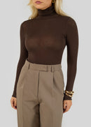 Body Belle Turtleneck - Brown