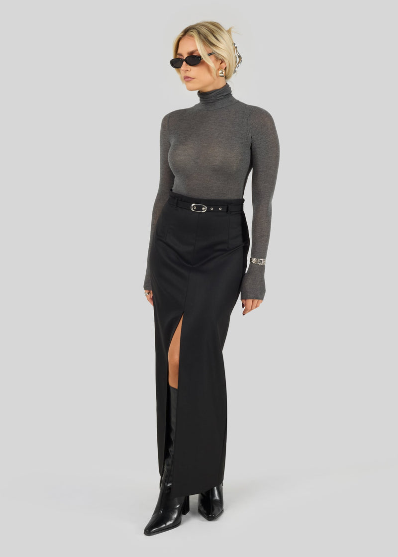 Body Belle Turtleneck - Grey