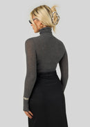 Body Belle Turtleneck - Grey