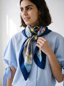 Foulard Gucci Vintage En Soie