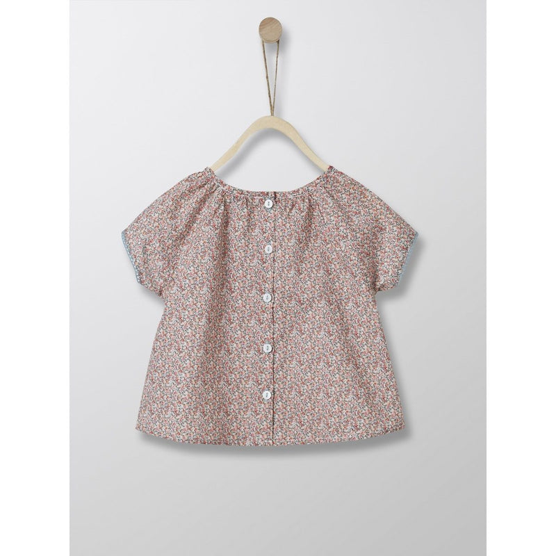 Guimpe En Tissu Liberty - Liberty Peper - Bébé