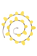 Guirlande Drapeaux Ronds - Citron
