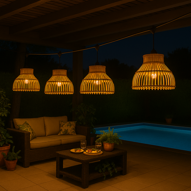 Guirnalda con cable E27 - Amelia Light conectable