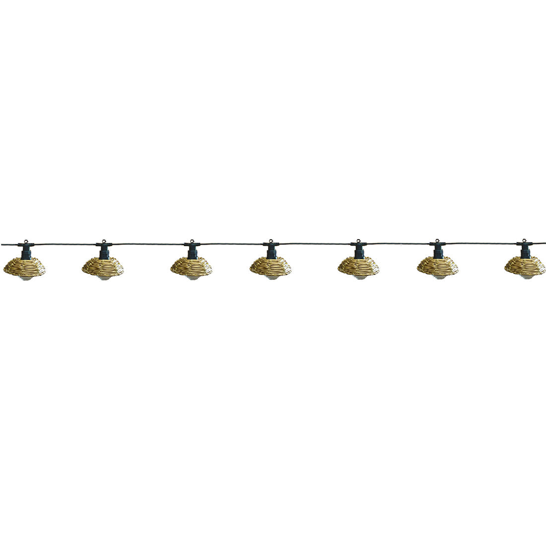 Cottage - Guirlande Filaire Led - Polyrotin - Beige