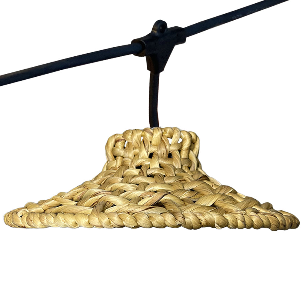 Moorea - Guirlande Filaire E27 - Rotin - Beige