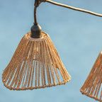 Raffy String - Guirnalda con cable E27 - Ratán - Beige