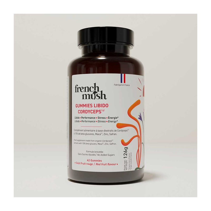 French Mush compléments alimentaires à base d'extraits de champignons médicinaux biologiques fabriqués en France Gummies Libido - gummies -