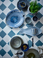 Yuna - Plat De Service - Gris - Verre