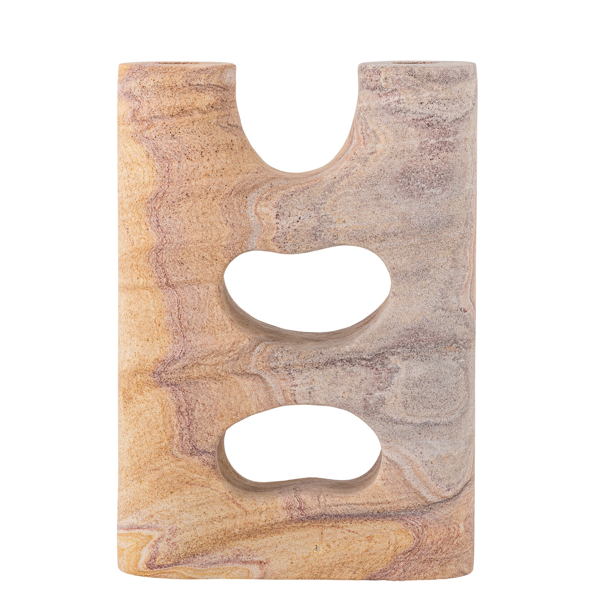 Lodi - Candle Holder - Natural - Sandstone
