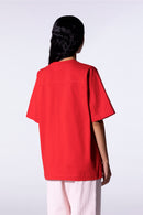 T-shirt oversize en coton imprimé André College