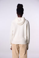 Lightweight knit sweater with wrap-around hood Antonelle