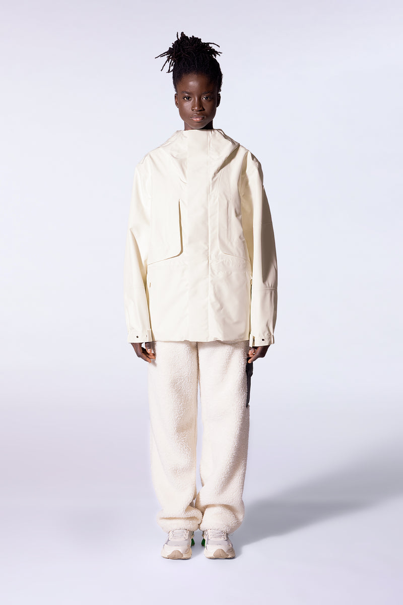 Calixte 3-layer waterproof hooded windbreaker