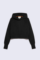 Jersey corto de punto Delphine con capucha