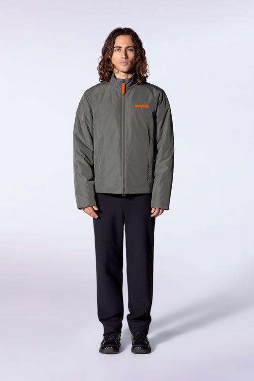 Veste coupe droite avec col montant Jack