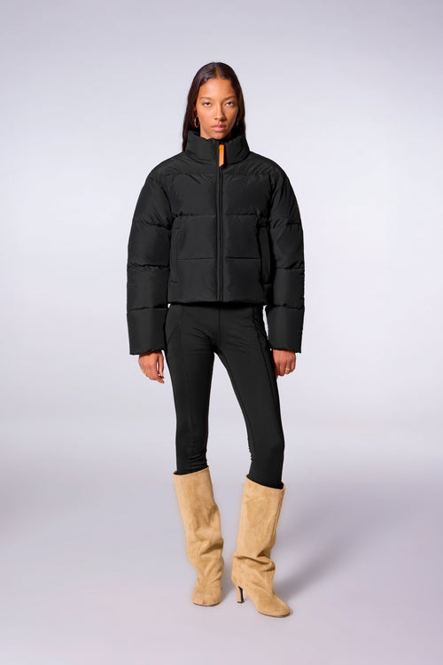 Doudoune courte effet molletonné Kate