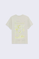 Cotton T-shirt with contrasting Leopoldine Chrome print