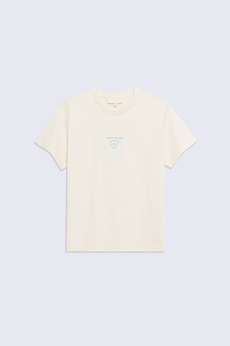 T-shirt en coton avec print contrasté au dos Leopoldine Tech