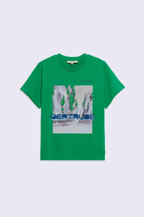 T-shirt en coton avec motif graphique Leopoldine Water