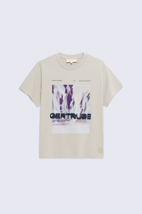 T-shirt en coton avec motif graphique Leopoldine Water