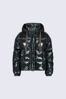 Doudoune courte brillante Lili Bright Dark Forest